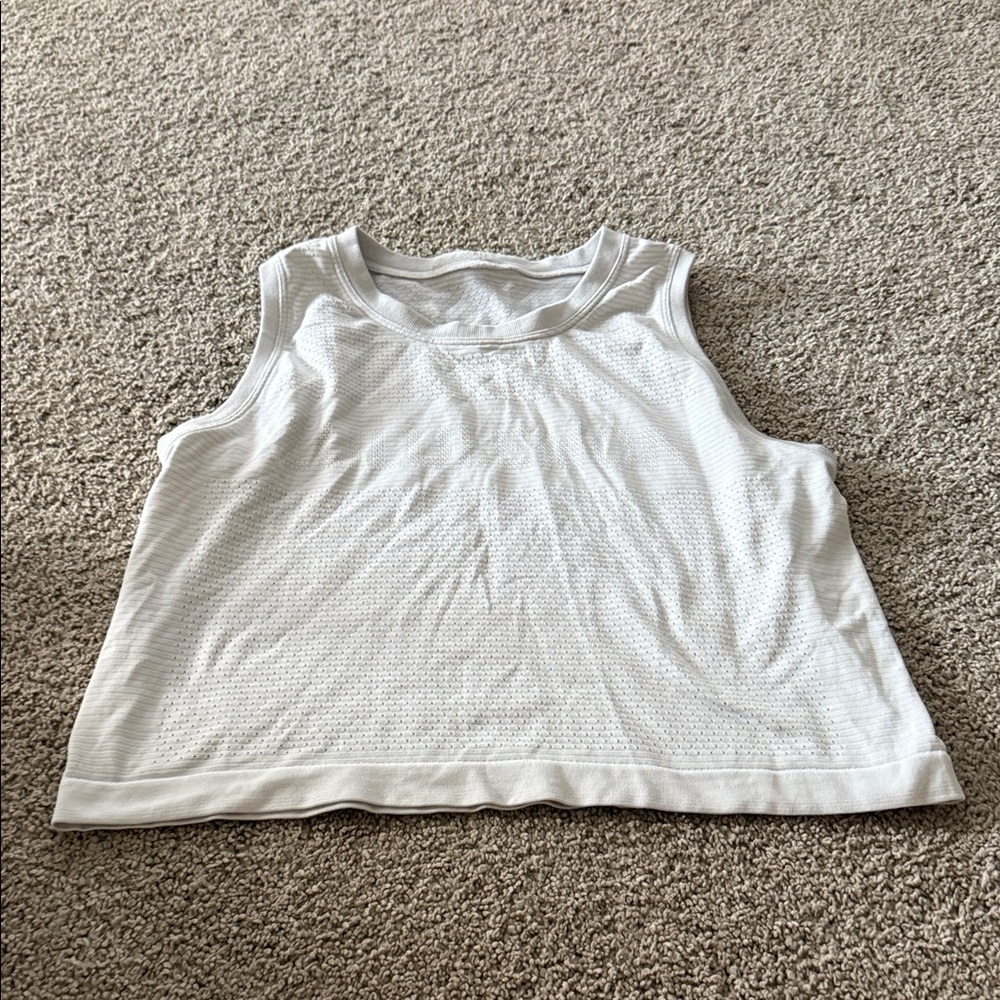Lululemon Athletica White Tank Top